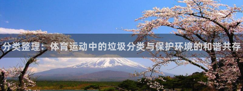 熊猫体育平台：分类整理：体育运动中的垃圾分类与保护环境的和谐共存