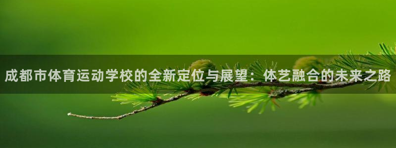 熊猫体育网站：成都市体育运动学校的全新定位与展望：体艺融合的未来之路