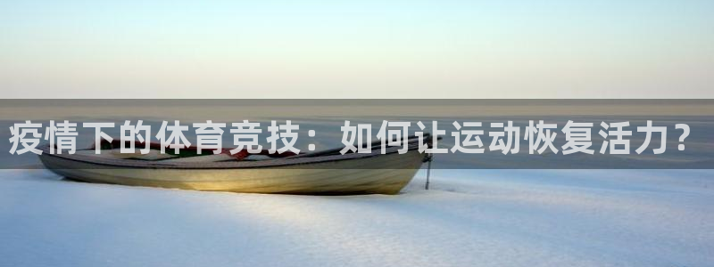 动感熊猫体育公园：疫情下的体育竞技：如何让运动恢复活力？