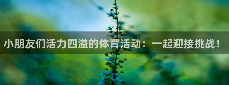 熊猫体育手机版下载：小朋友们活力四溢的体育活动：一起迎接挑战！